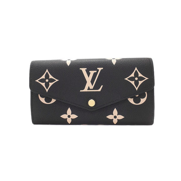 Louis Vuitton Wallet Bifold Sarah Bicolor Empreinte Long Portefeuille - Picture 1 of 5